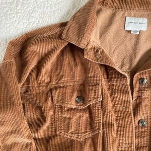 Corduroy AE Cropped Buttondown